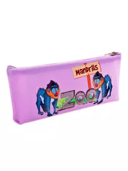 Пенал школьный на молнии calligrata