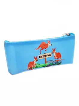 Пенал школьный на молнии calligrata