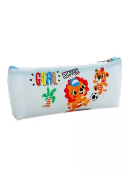 Пенал школьный на молнии calligrata