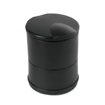 Пепельница для авто, с подсветкой 9 х 6.8 см, черная