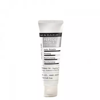 Пептидный крем для лица и кожи вокруг глаз с комплексом церамидов 50мл