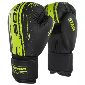 Перчатки боксерские boybo stain, 10 унций, цвет зеленый