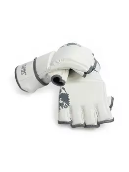 Перчатки для мма боевые fight empire, pride, размер m, белые