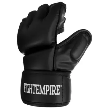 Перчатки для мма тренировочные fight empire, черные, размер м