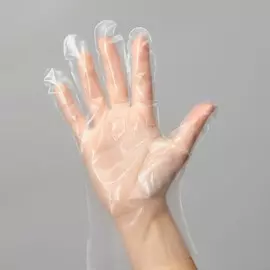 Перчатки из термоэластопласта, неопудренные, размер l, 100 шт.