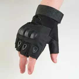 Перчатки тактические черные краги xl