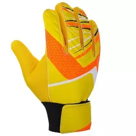 Перчатки вратарские, размер 6, цвет жёлтый