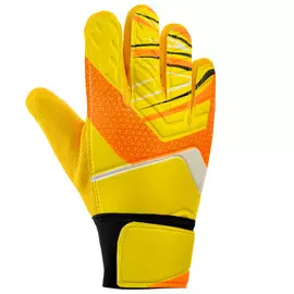 Перчатки вратарские, размер 8, цвет желтый