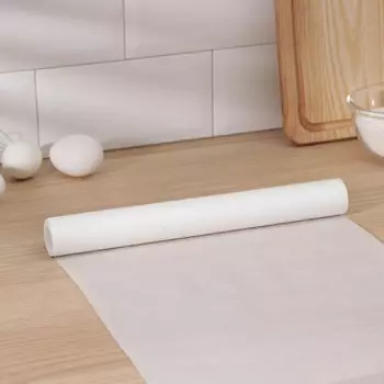 Пергамент для выпечки доляна, 30 см6 м, белый