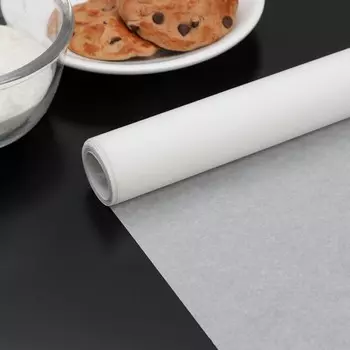 Пергамент для выпечки доляна, 30 см8 м, белый