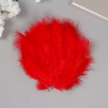 Перо декоративное гусиное пуховое