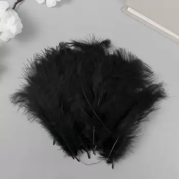 Перо декоративное гусиное пуховое