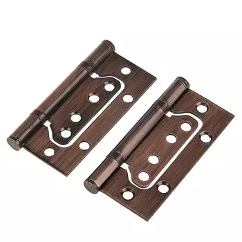 Петля-бабочка тундра, 100702.0 мм, универсальная, без врезки, цвет медь, 2 шт.