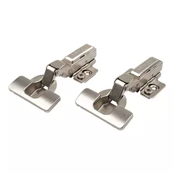 Комплект мебельных петель CLIP-ON полунакладных с эксцентриком