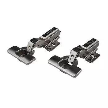 Комплект мебельных петель CLIP-ON полунакладных softly clap с эксцентриком