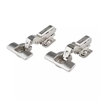 Комплект мебельных петель CLIP-ON полунакладных softly clap с эксцентриком