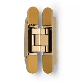 Петля скрытой установки lockland, 25х150 мм, с 3d-регулированием, цвет матовое золото