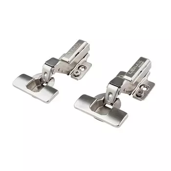 Комплект мебельных петель CLIP-ON вкладных softly clap с эксцентриком