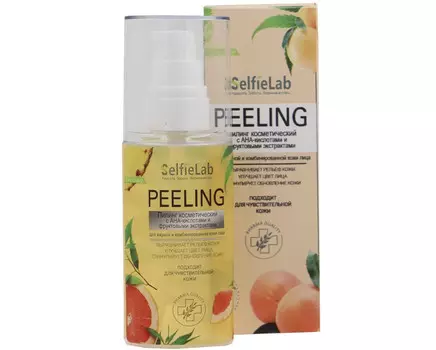 Пилинг косметический с АНА-кислотами для жирной и комбинированной кожи лица 60мл