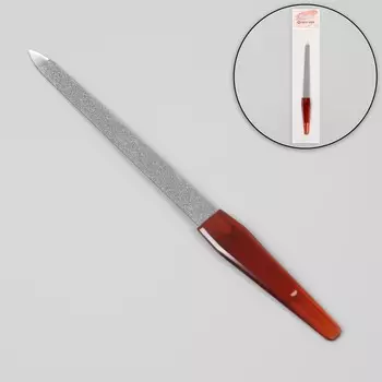 Пилка металлическая для ногтей, 17 см, цвет