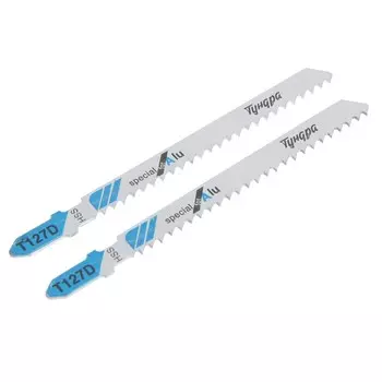 Пилки для лобзиков тундра, по металлу, hss, 75/1003 мм, 2 шт.