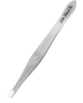 Пинцет для бровей длина 8,9см, со скошен. кончиками МАТОВЫЙ 103-025