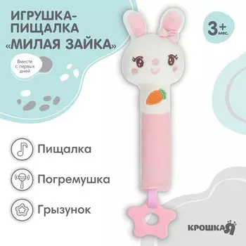 Пищалка - погремушка крошка я