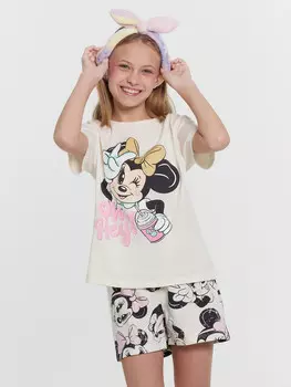 Пижама для девочек с принтом