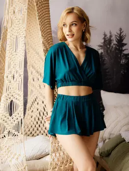 Пижама женская с шортами и топом