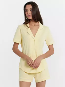 Пижама женская желтая