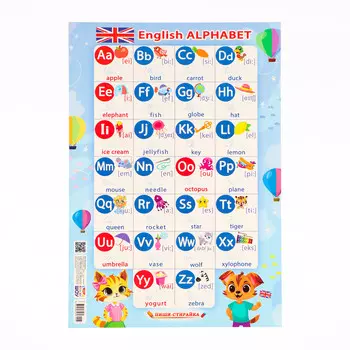 Плакат пиши-стирай