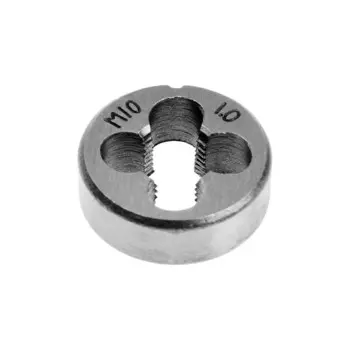 Плашка метрическая тундра, м10 х 1 мм