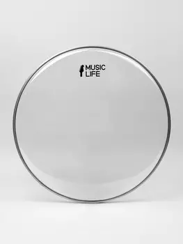 Пластик для барабана music life 14 дюймов, прозрачный