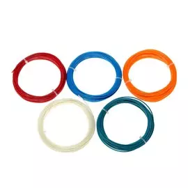 Пластик luazon abs-5, для 3д ручки, 5 цветов по 10 метров