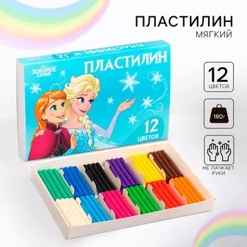 Пластилин 12 цветов 180 г