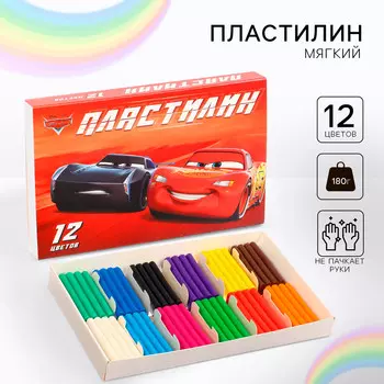 Пластилин 12 цветов 180 г