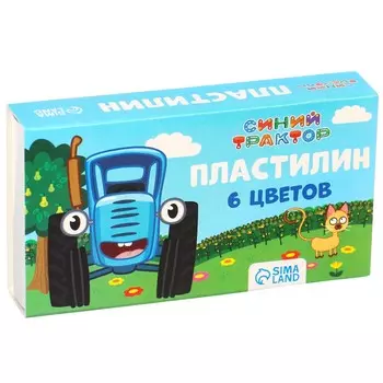 Пластилин 6 цветов 60 г