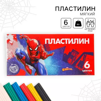 Пластилин 6 цветов 90 г