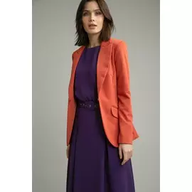 Платье а-силуэта с поясом