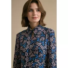 Платье а-силуэта с принтом