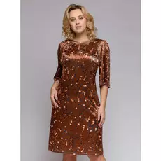 Платье бархатное