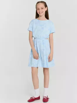 Платье для девочек голубое