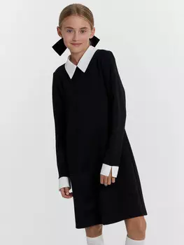 Платье для девочек в черном цвете