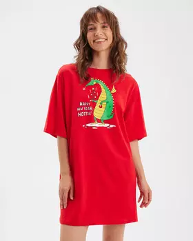 Платье-футболка