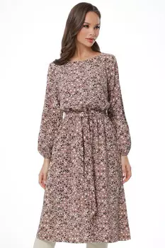 Платье кофейное