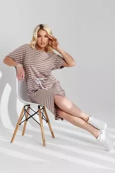 Платье кофейный