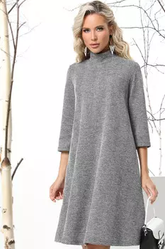 Платье офисное трикотажное