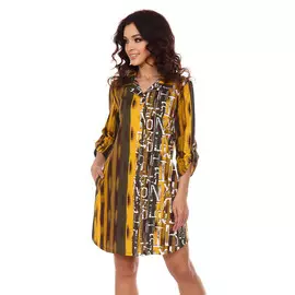 Платье-рубашка кампари