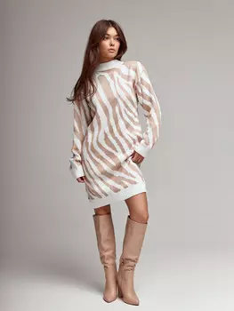 Платье свитер