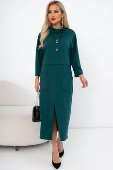 Платье трикотажное